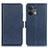 Custodia Portafoglio In Pelle Cover con Supporto M15L per Oppo Reno9 5G Blu