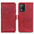 Custodia Portafoglio In Pelle Cover con Supporto M15L per Realme 8 5G Rosso