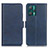Custodia Portafoglio In Pelle Cover con Supporto M15L per Realme 9 Pro+ Plus 5G Blu