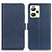 Custodia Portafoglio In Pelle Cover con Supporto M15L per Realme C35 Blu