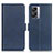 Custodia Portafoglio In Pelle Cover con Supporto M15L per Realme Narzo 50 5G Blu