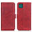 Custodia Portafoglio In Pelle Cover con Supporto M15L per Samsung Galaxy A22 5G Rosso