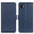 Custodia Portafoglio In Pelle Cover con Supporto M15L per Samsung Galaxy Xcover Pro 2 5G Blu