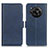 Custodia Portafoglio In Pelle Cover con Supporto M15L per Sharp Aquos R7 Blu