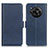 Custodia Portafoglio In Pelle Cover con Supporto M15L per Sharp Aquos R7s Blu