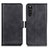 Custodia Portafoglio In Pelle Cover con Supporto M15L per Sony Xperia 10 III Lite Nero