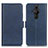 Custodia Portafoglio In Pelle Cover con Supporto M15L per Sony Xperia PRO-I Blu