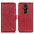 Custodia Portafoglio In Pelle Cover con Supporto M15L per Sony Xperia PRO-I Rosso