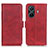 Custodia Portafoglio In Pelle Cover con Supporto M15L per Vivo iQOO Z6 Pro 5G Rosso