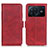 Custodia Portafoglio In Pelle Cover con Supporto M15L per Vivo X Note Rosso