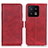 Custodia Portafoglio In Pelle Cover con Supporto M15L per Xiaomi Mi 13 Pro 5G Rosso