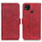 Custodia Portafoglio In Pelle Cover con Supporto M15L per Xiaomi POCO C3 Rosso