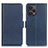 Custodia Portafoglio In Pelle Cover con Supporto M15L per Xiaomi Poco F5 5G Blu