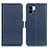 Custodia Portafoglio In Pelle Cover con Supporto M15L per Xiaomi Redmi A1 Blu