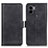 Custodia Portafoglio In Pelle Cover con Supporto M15L per Xiaomi Redmi A1 Plus Nero