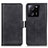 Custodia Portafoglio In Pelle Cover con Supporto M15L per Xiaomi Redmi K60 Ultra 5G Nero