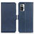 Custodia Portafoglio In Pelle Cover con Supporto M15L per Xiaomi Redmi Note 10 Pro 4G Blu