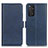 Custodia Portafoglio In Pelle Cover con Supporto M15L per Xiaomi Redmi Note 11 4G (2022) Blu