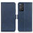 Custodia Portafoglio In Pelle Cover con Supporto M15L per Xiaomi Redmi Note 11 Pro 4G Blu