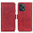 Custodia Portafoglio In Pelle Cover con Supporto M15L per Xiaomi Redmi Note 12 Turbo 5G Rosso