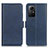 Custodia Portafoglio In Pelle Cover con Supporto M15L per Xiaomi Redmi Note 12S Blu