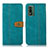 Custodia Portafoglio In Pelle Cover con Supporto M16L per Nokia XR21 Verde