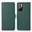 Custodia Portafoglio In Pelle Cover con Supporto M16L per Xiaomi Poco M4 Pro 5G Verde