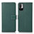 Custodia Portafoglio In Pelle Cover con Supporto M16L per Xiaomi Redmi Note 10 JE 5G Verde