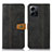 Custodia Portafoglio In Pelle Cover con Supporto M16L per Xiaomi Redmi Note 12 4G Nero