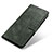 Custodia Portafoglio In Pelle Cover con Supporto M23L per Samsung Galaxy S21 FE 5G Verde