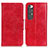 Custodia Portafoglio In Pelle Cover con Supporto ML2 per Xiaomi Mi 10S 5G Rosso