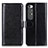 Custodia Portafoglio In Pelle Cover con Supporto ML7 per Xiaomi Mi 10S 5G Nero