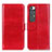 Custodia Portafoglio In Pelle Cover con Supporto ML7 per Xiaomi Mi 10S 5G Rosso