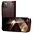 Custodia Portafoglio In Pelle Cover con Supporto MT1 per Apple iPhone 15 Pro