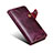 Custodia Portafoglio In Pelle Cover con Supporto MT5 per Apple iPhone 14 Pro Max Viola