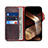 Custodia Portafoglio In Pelle Cover con Supporto MT5 per Apple iPhone 15 Pro Max