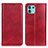 Custodia Portafoglio In Pelle Cover con Supporto N01P per Motorola Moto Edge 20 Lite 5G Rosso