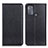 Custodia Portafoglio In Pelle Cover con Supporto N01P per Motorola Moto G50 Nero