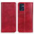 Custodia Portafoglio In Pelle Cover con Supporto N01P per OnePlus Nord CE 2 5G Rosso