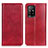 Custodia Portafoglio In Pelle Cover con Supporto N01P per Oppo A94 5G Rosso