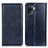 Custodia Portafoglio In Pelle Cover con Supporto N01P per Oppo F19 Pro Blu