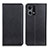 Custodia Portafoglio In Pelle Cover con Supporto N01P per Oppo F21 Pro 4G Nero