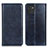 Custodia Portafoglio In Pelle Cover con Supporto N01P per Samsung Galaxy A03 Blu