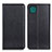 Custodia Portafoglio In Pelle Cover con Supporto N01P per Samsung Galaxy A22 5G Nero