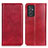 Custodia Portafoglio In Pelle Cover con Supporto N01P per Samsung Galaxy A34 5G Rosso