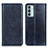 Custodia Portafoglio In Pelle Cover con Supporto N01P per Samsung Galaxy F23 5G Blu