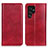 Custodia Portafoglio In Pelle Cover con Supporto N01P per Samsung Galaxy S24 Ultra 5G Rosso