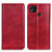 Custodia Portafoglio In Pelle Cover con Supporto N01P per Xiaomi POCO C3 Rosso