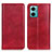 Custodia Portafoglio In Pelle Cover con Supporto N01P per Xiaomi Redmi 10 5G Rosso