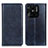 Custodia Portafoglio In Pelle Cover con Supporto N01P per Xiaomi Redmi 10 Power Blu